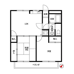 アヌシーパル【3階】の間取り