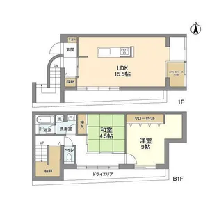 ARK TERRASE 東新宿【1階】の間取り
