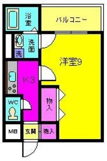 ディアコート【2階】の間取り