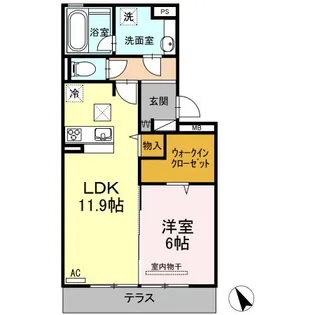 エクラシオールu【1階】の間取り