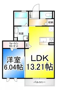 レジンエベール【2階】の間取り