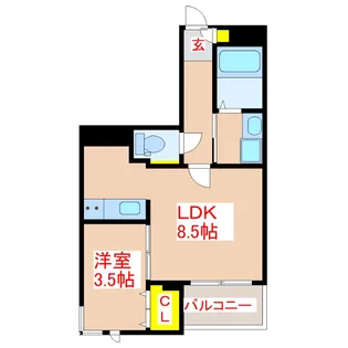カレラ II【2階】の間取り