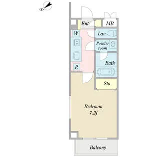 渡良瀬 弐番館【3階】の間取り