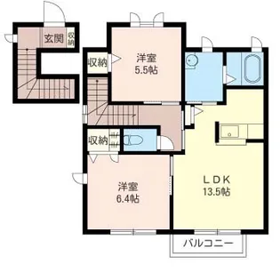 アーバンライフ B【2階】の間取り