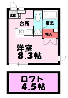 イーコモン【2階】の間取り