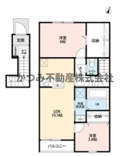 リーブルファイン志木上宗岡II【2階】の間取り