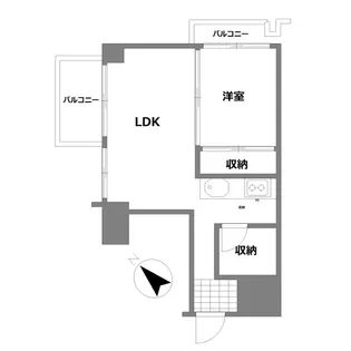 マンション雅叙苑1号棟701号室【7階】の間取り