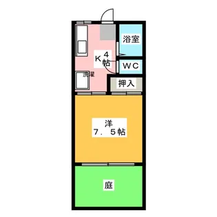 サンクレストみずのC棟【1階】の間取り