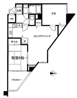 熱海シティヴィラ咲見町【2階】の間取り