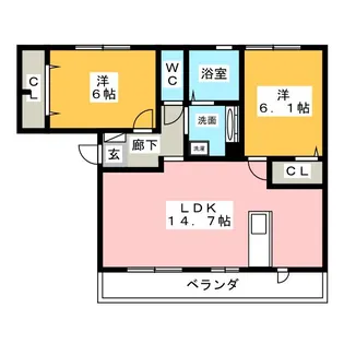 オニキス【3階】の間取り