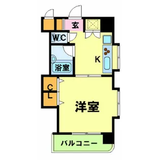 ベルレージュ二葉の里【8階】の間取り