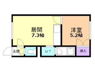シャルム豊岡【2階】の間取り