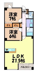 コモド覚王山【1階】の間取り