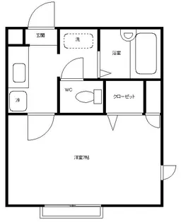 ラフィーネ山手【2階】の間取り