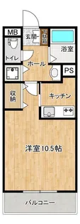 ウイングス7番館【1階】の間取り