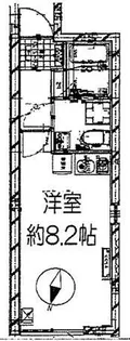 B.E.Grand清澄白河【3階】の間取り