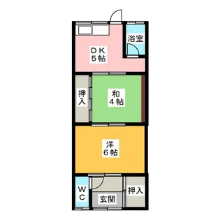 シズカ荘【2階】の間取り