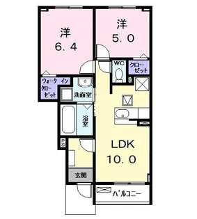 カーサみやびVII【1階】の間取り