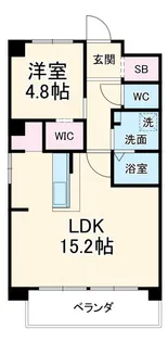 ドヌール諏訪【4階】の間取り