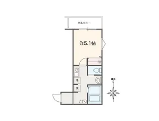 MELLAS北赤羽【1階】の間取り