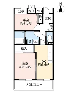 URアーバンラフレ志賀【7階】の間取り