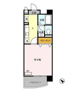 パレドールKonishi【4階】の間取り