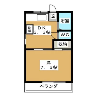 第二高陽コーポ【2階】の間取り