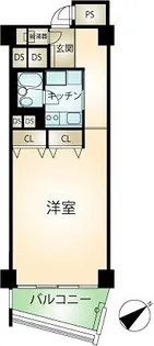 プラザ伊豆山【9階】の間取り