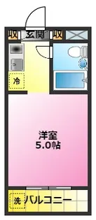 スカイコート元住吉第2【1階】の間取り