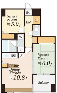 八王子第7マンション【3階】の間取り