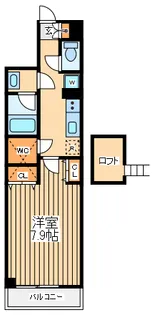 ムーンシャイニー壱番館【4階】の間取り