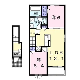 マルベリー【2階】の間取り