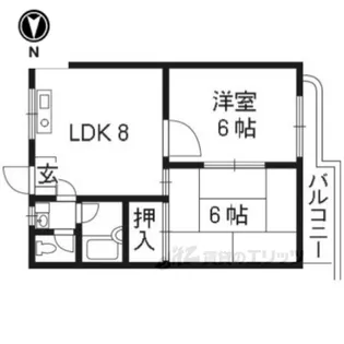 シャルマンコーポ【1階】の間取り
