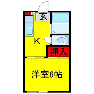 エルニド【1階】の間取り