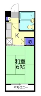 メゾン・ド・カネス【2階】の間取り