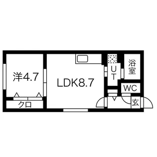 ASTER TOYOHIRA(アステールトヨヒラ)【2階】の間取り