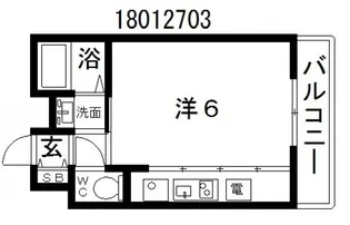 ファイブコート阪南町【4階】の間取り