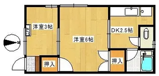 馬場コーポ【1階】の間取り