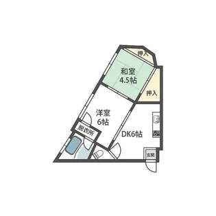 Kハイツ【3階】の間取り