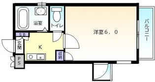 シャルマンフジ北花田【4階】の間取り