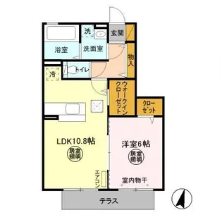 グラシアス【1階】の間取り