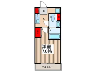 ハルステ-ジ浦和【3階】の間取り