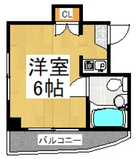クレストアサカ【3階】の間取り