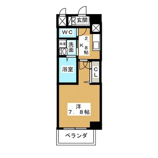 クレド若葉通【3階】の間取り
