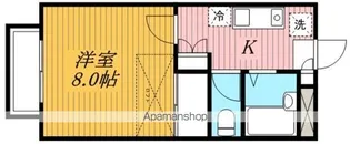 千謡ハイツ【2階】の間取り