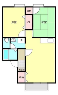 パリス 参番館【1階】の間取り