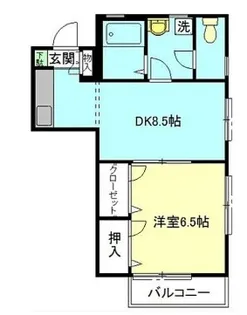 スペイスミューズ【2階】の間取り