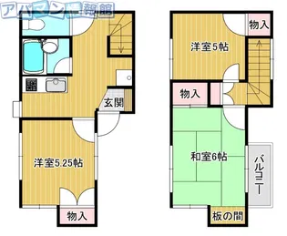 一興ビル【2階】の間取り