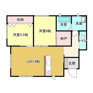 荒江1丁目A【1階】の間取り