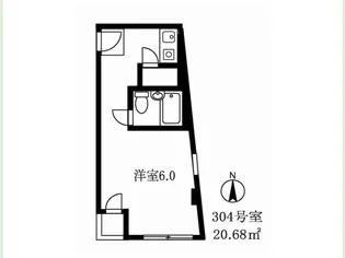 本郷ウッドフィールド【3階】の間取り